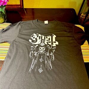 Ghost Metal Band Graphic Black T-Shirt size M